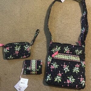 3-pc Vera Bradley crossbody bag